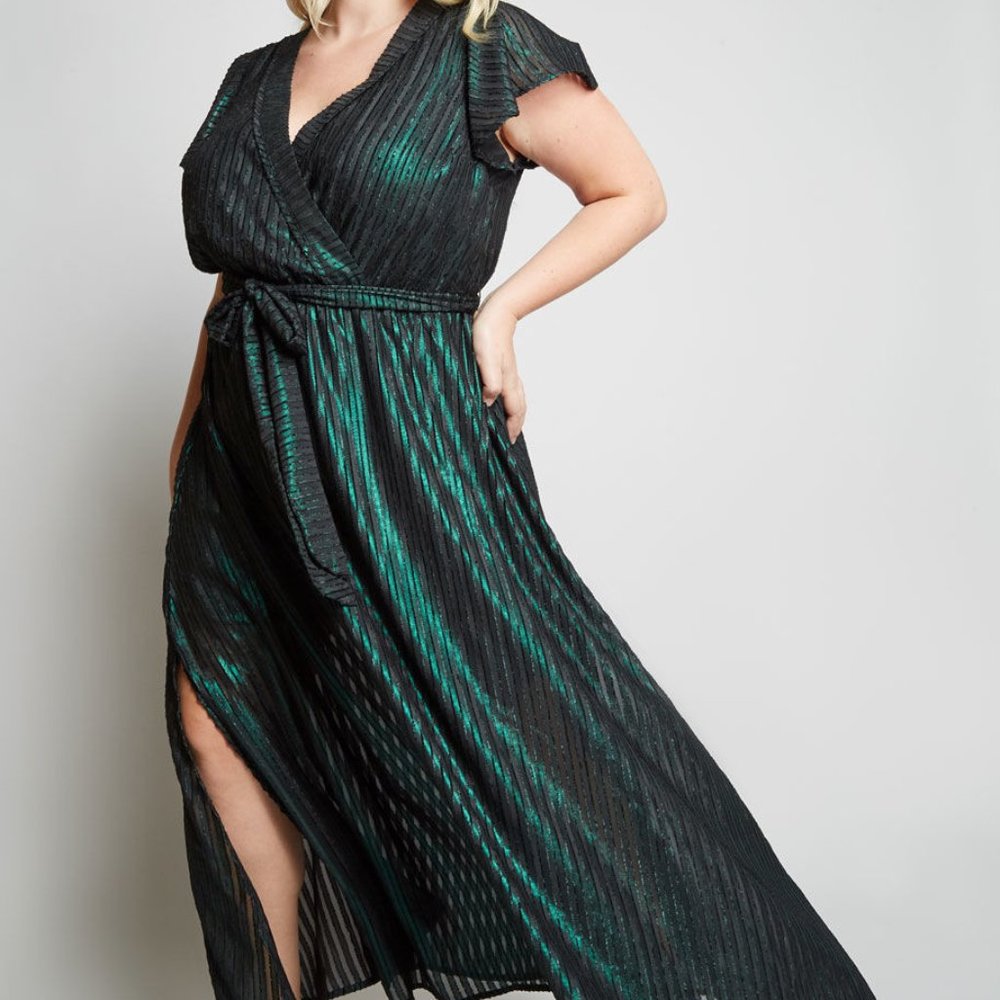 Your Time to Shine--Emerald Green Maxi 2X